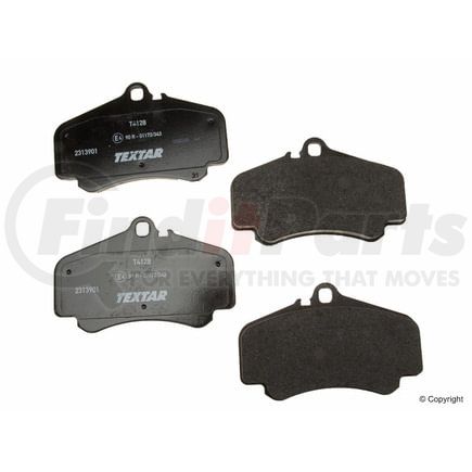 Textar D 965 T Disc Brake Pad for PORSCHE