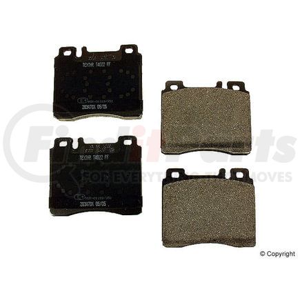 Textar D 786 T Disc Brake Pad for MERCEDES BENZ