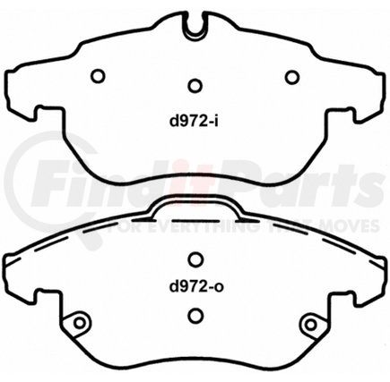 MX972 by WAGNER - Brake Pad