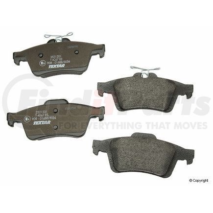 2521201 by TEXTAR - Disc Brake Pad for VOLVO