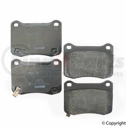 2440101 by TEXTAR - Disc Brake Pad for TOYOTA
