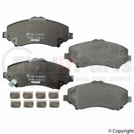 24604 01 by TEXTAR - Disc Brake Pad for VOLKSWAGEN WATER