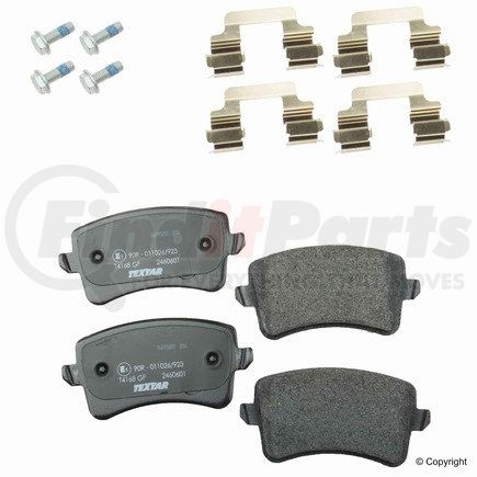 24606 01 by TEXTAR - Disc Brake Pad for VOLKSWAGEN WATER