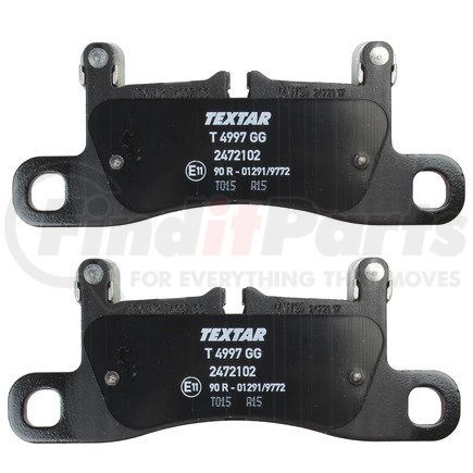 2472102 by TEXTAR - Disc Brake Pad for PORSCHE