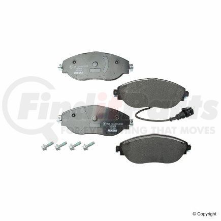 24738 01 by TEXTAR - Disc Brake Pad for VOLKSWAGEN WATER