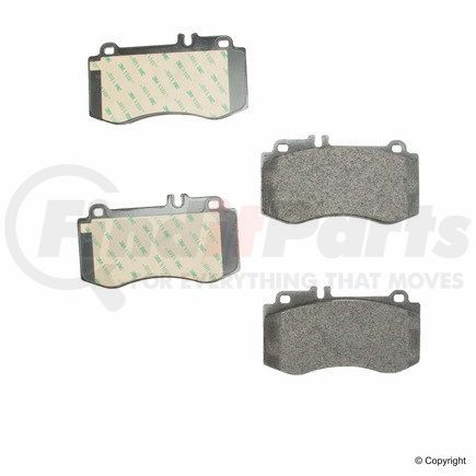 2497601 by TEXTAR - Disc Brake Pad for MERCEDES BENZ