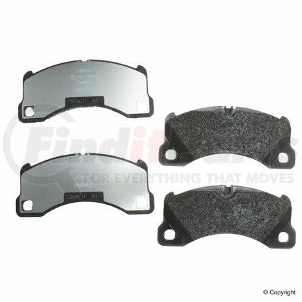 2500701 by TEXTAR - Disc Brake Pad for PORSCHE