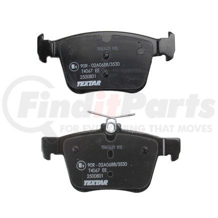 25008 01 by TEXTAR - Disc Brake Pad for VOLKSWAGEN WATER