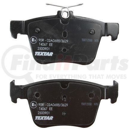 25009 01 by TEXTAR - Disc Brake Pad for VOLKSWAGEN WATER