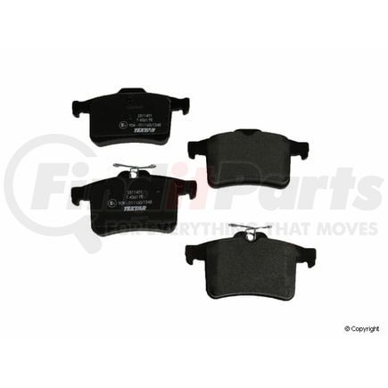 2511401 by TEXTAR - Disc Brake Pad for JAGUAR