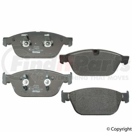 25160 02 by TEXTAR - Disc Brake Pad for VOLKSWAGEN WATER