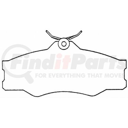 PD338 by WAGNER - Wagner ThermoQuiet PD338 Ceramic Disc Brake Pad Set