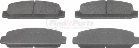 PD131 by WAGNER - Wagner ThermoQuiet PD131 Ceramic Disc Brake Pad Set