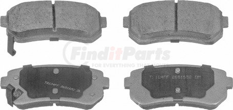 PD1157 by WAGNER - Ceramic Disc Pad Set