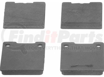 PD44 by WAGNER - Wagner ThermoQuiet PD44 Ceramic Disc Brake Pad Set