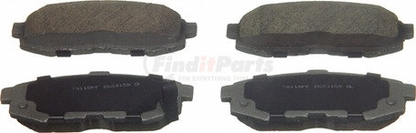 QC1073 by WAGNER - Wagner ThermoQuiet QC1073 Ceramic Disc Brake Pad Set