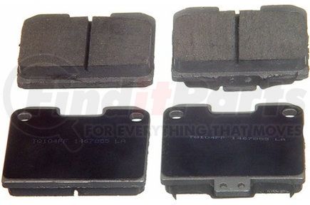 PD631 by WAGNER - Wagner ThermoQuiet PD631 Ceramic Disc Brake Pad Set