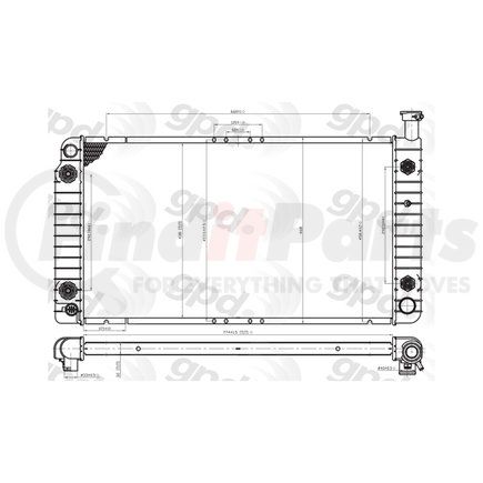 24-80591 by OMEGA ENVIRONMENTAL TECHNOLOGIES - RADIATOR 01-05 VENTURE/SILHOUETTE/TRANSPORT VAN