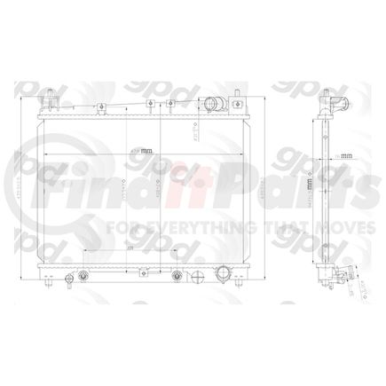 Omega Environmental Technologies 24-81022 Radiator Radiator