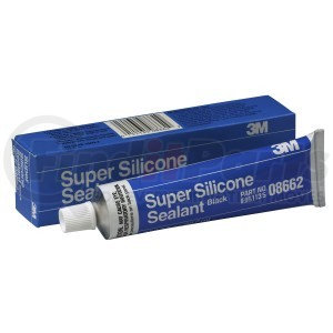 8662 by 3M - Super Silicone Seal 08662 Black, 3 oz Tube