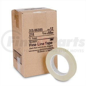 6305 by 3M - Scotch® Fine Line Tape 218, 3/4" x 60 yd