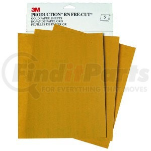 2544 by 3M - Production™ Resinite™ Gold Sheet 02544, 9" x 11", P220A, 50 sheets/sleeve
