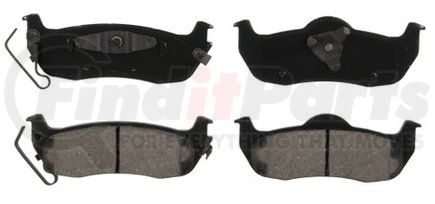 ZD1041 by WAGNER - QuickStop Ceramic Disc Brake Pad Set