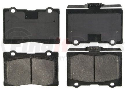 ZD1091 by WAGNER - QuickStop Ceramic Disc Brake Pad Set