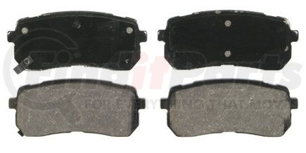 ZD1302 by WAGNER - QuickStop Ceramic Disc Brake Pad Set