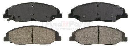 ZD1332 by WAGNER - QuickStop Ceramic Disc Brake Pad Set