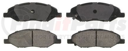 ZD1345 by WAGNER - QuickStop Ceramic Disc Brake Pad Set