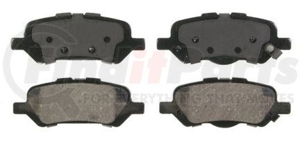 ZD1402 by WAGNER - QuickStop Ceramic Disc Brake Pad Set