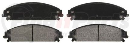 ZX1058 by WAGNER - QuickStop Semi-Metallic Disc Brake Pad Set