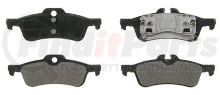 ZX1060 by WAGNER - QuickStop Semi-Metallic Disc Brake Pad Set