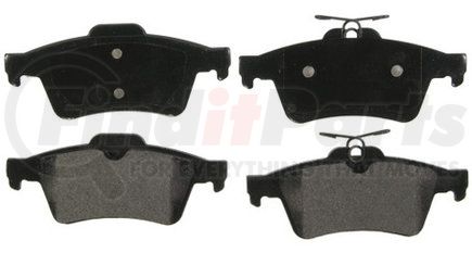 ZX1095 by WAGNER - QuickStop Semi-Metallic Disc Brake Pad Set