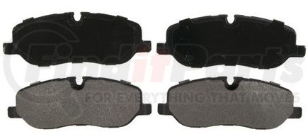 ZX1098 by WAGNER - QuickStop Semi-Metallic Disc Brake Pad Set