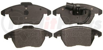 ZX1107 by WAGNER - QuickStop Semi-Metallic Disc Brake Pad Set