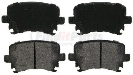 ZX1108 by WAGNER - QuickStop Semi-Metallic Disc Brake Pad Set