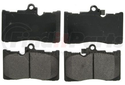 ZX1118 by WAGNER - QuickStop Semi-Metallic Disc Brake Pad Set