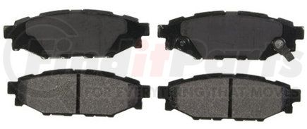 ZX1114 by WAGNER - QuickStop Semi-Metallic Disc Brake Pad Set