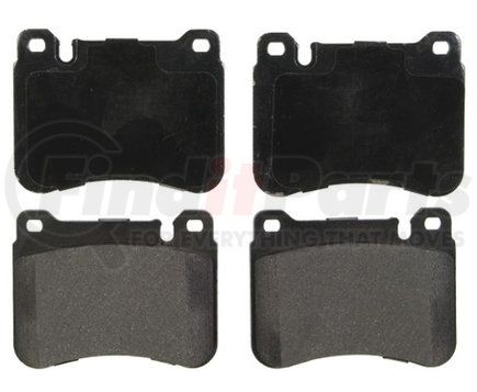 ZX1121 by WAGNER - QuickStop Semi-Metallic Disc Brake Pad Set