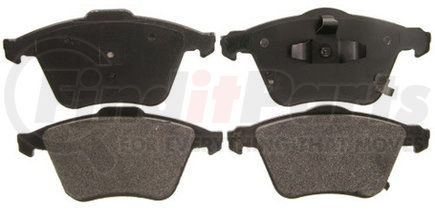 ZX1186 by WAGNER - QuickStop Semi-Metallic Disc Brake Pad Set