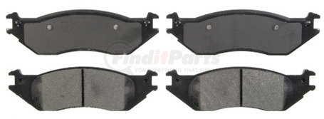 ZX1045 by WAGNER - QuickStop Semi-Metallic Disc Brake Pad Set