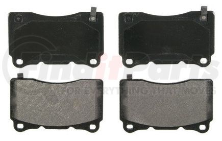 ZX1050 by WAGNER - QuickStop Semi-Metallic Disc Brake Pad Set