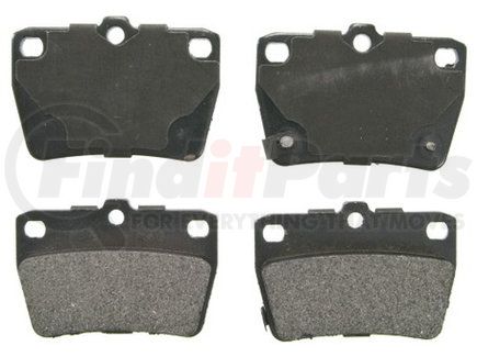 ZX1051 by WAGNER - QuickStop Semi-Metallic Disc Brake Pad Set