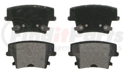 ZX1057 by WAGNER - QuickStop Semi-Metallic Disc Brake Pad Set