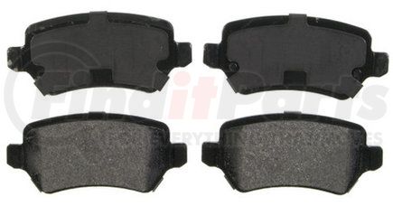 ZX1362 by WAGNER - QuickStop Semi-Metallic Disc Brake Pad Set