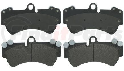 ZX1007 by WAGNER - QuickStop Semi-Metallic Disc Brake Pad Set