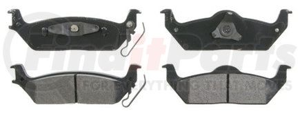 ZX1012 by WAGNER - QuickStop Semi-Metallic Disc Brake Pad Set