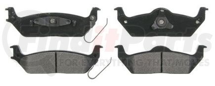 ZX1012A by WAGNER - QuickStop Semi-Metallic Disc Brake Pad Set